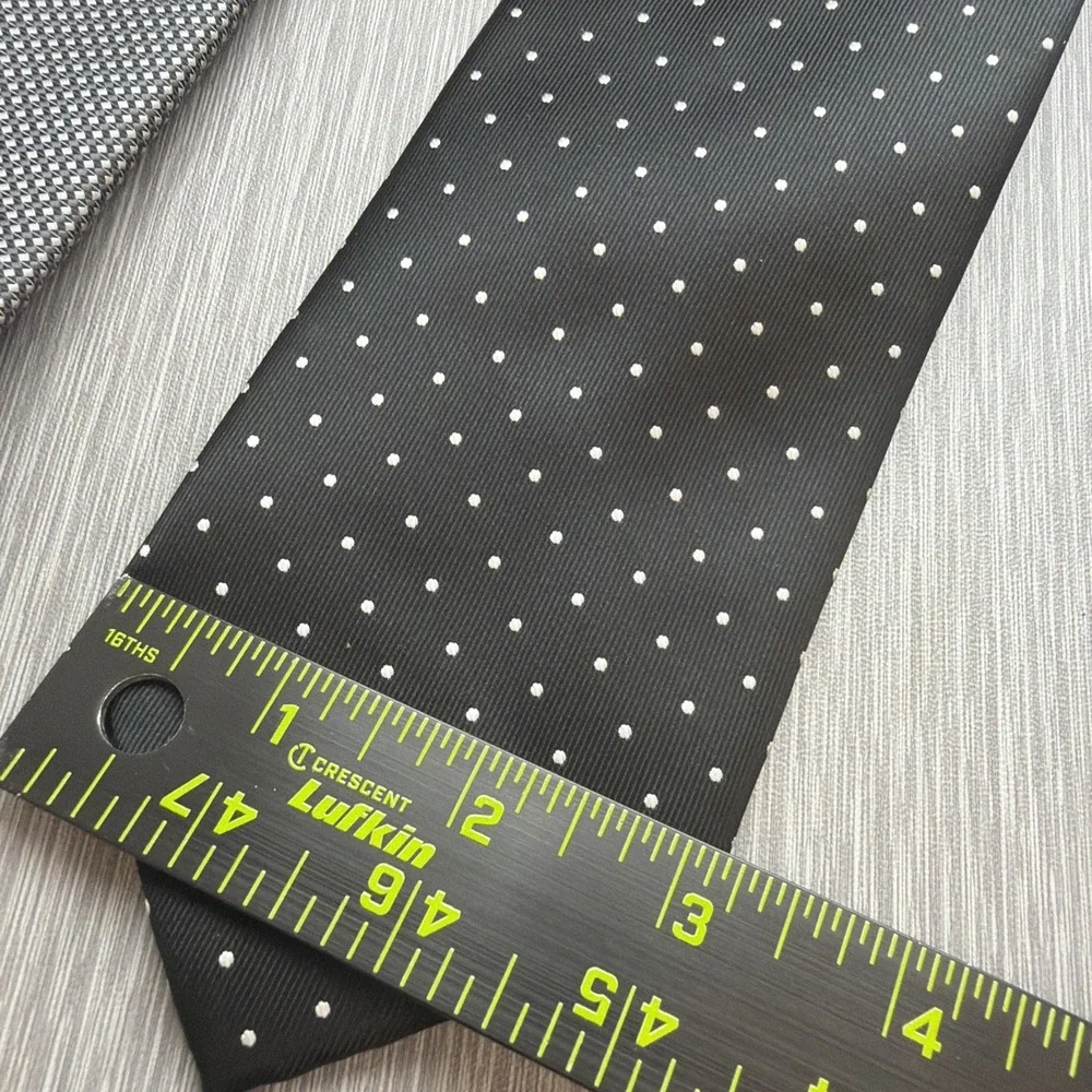 Michael Kors Silk Ties Lot 3 Mens Necktie Bundle Polka‎ Dot Gray Black Gold